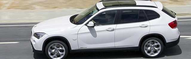Обзор белой BMW X1